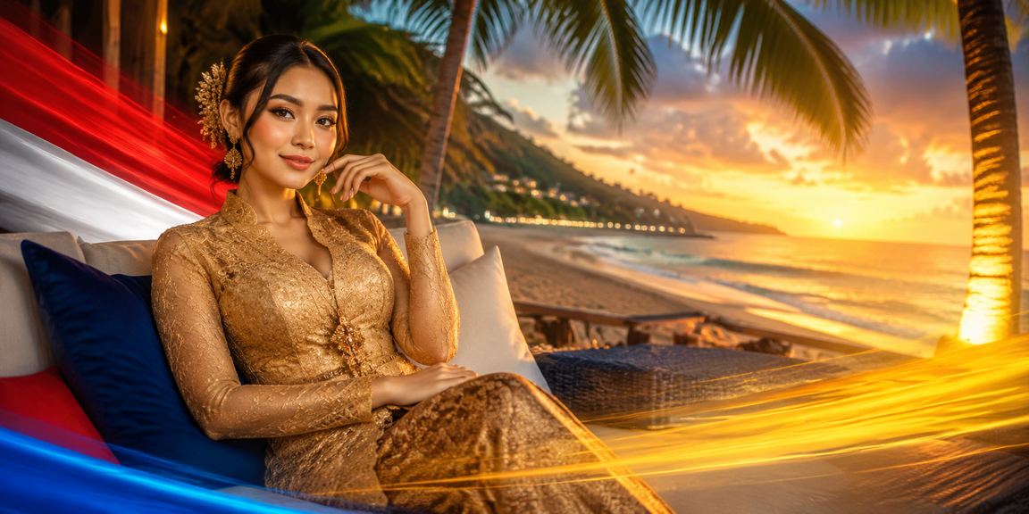 Suasana pertaruhan bertanggungjawab bergaya kebaya di Pulau Pinang menggambarkan komitmen atm888 kepada perlindungan pengguna